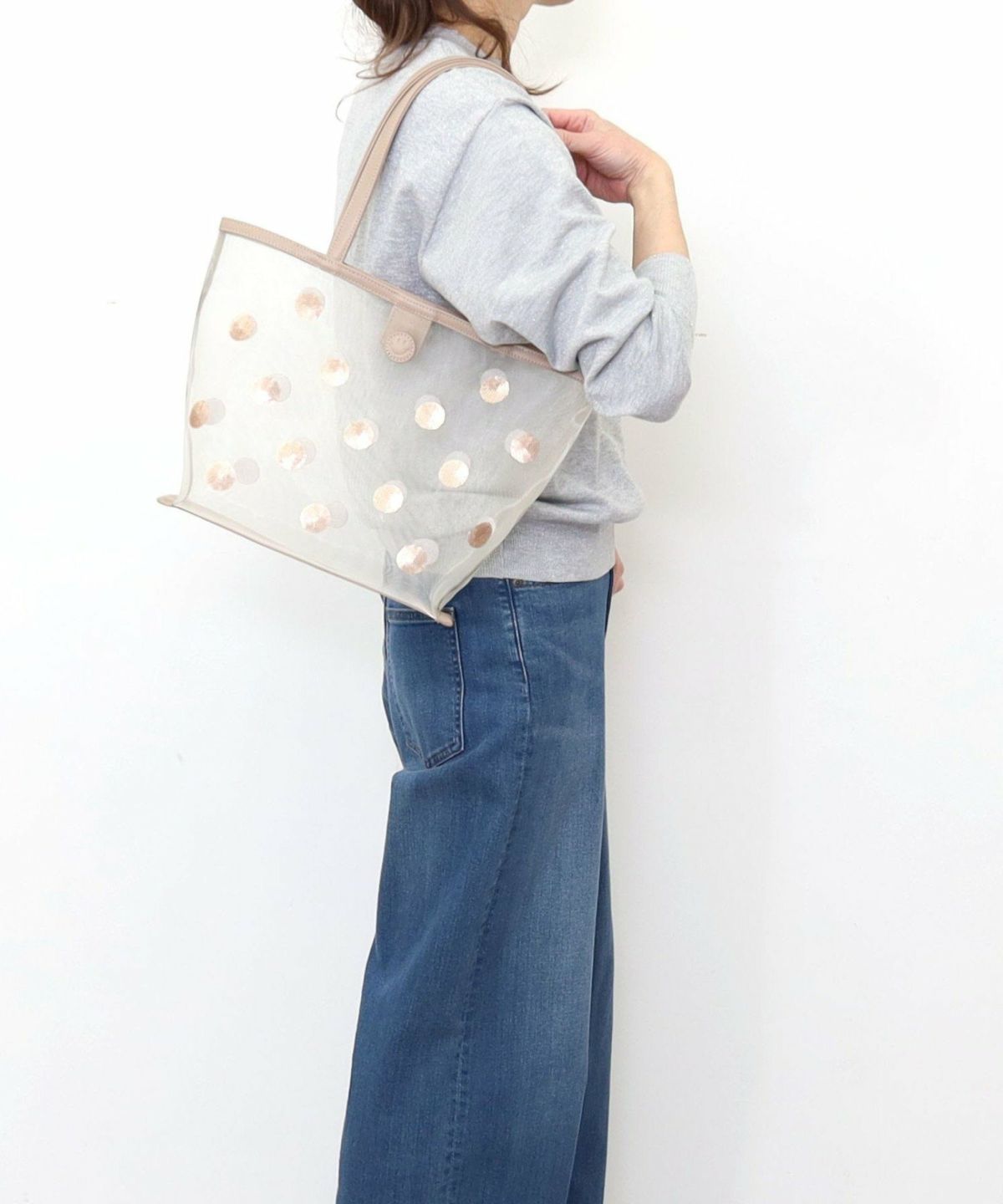 【COO SPECIAL WEEK】SMILEY Dot 亮片刺繡手提袋